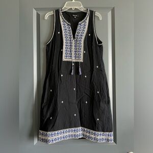 Madewell embroidered shift dress